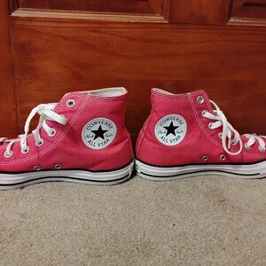 women's hot pink converse